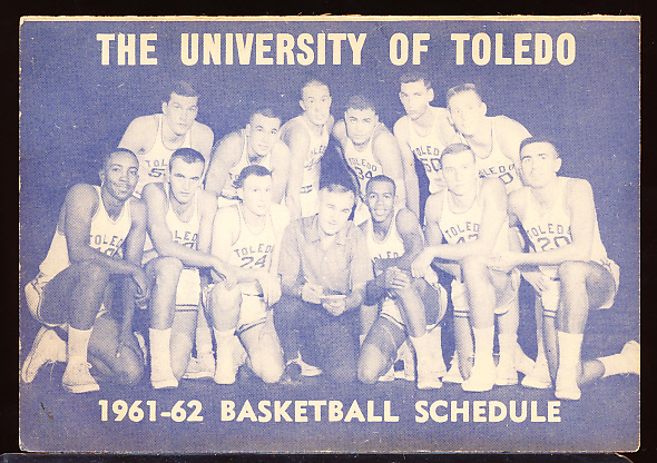 Lot Detail - 1961-62 University of Toledo Basketball Schedule