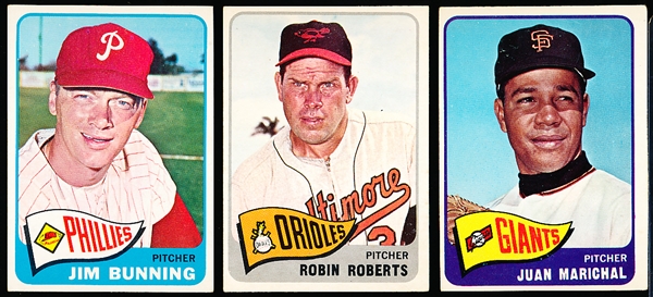 1965 Topps Baseball- 5 Diff