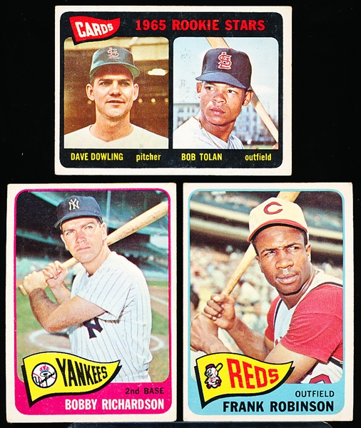 1965 Topps Baseball- 5 Diff