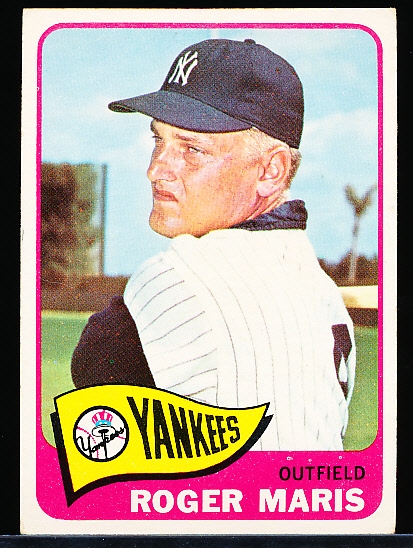 1965 Topps Baseball- #155 Roger Maris, Yankees