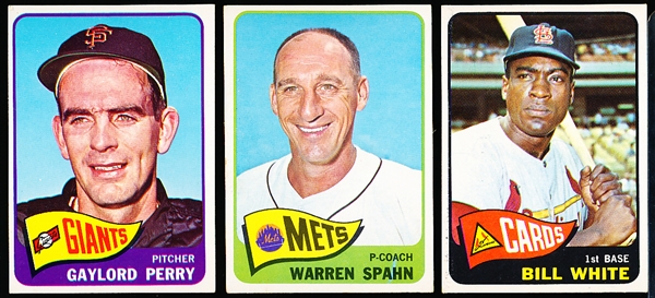 1965 Topps Baseball- 5 Diff