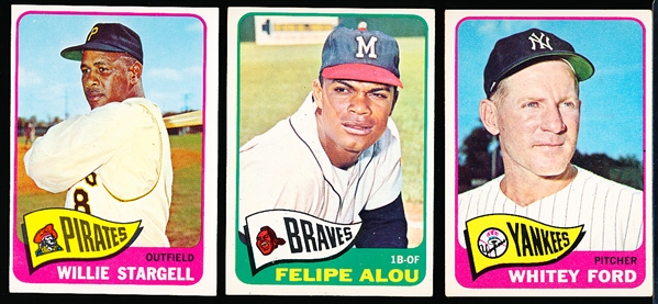 1965 Topps Baseball- 5 Diff