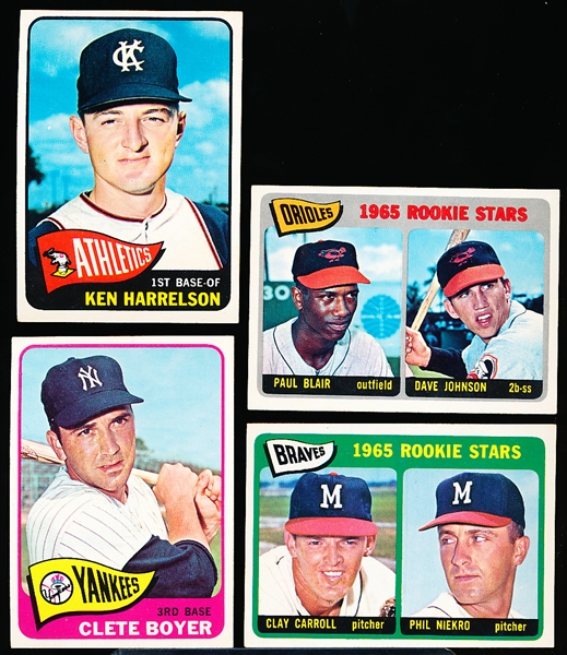 1965 Topps Bb- 4 Diff