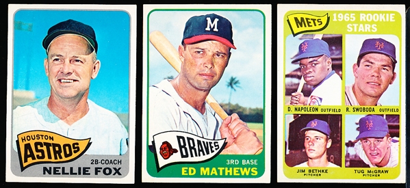 1965 Topps Bb- 3 Diff