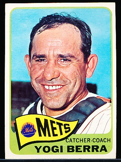 1965 Topps Baseball- #470 Yogi Berra, Mets