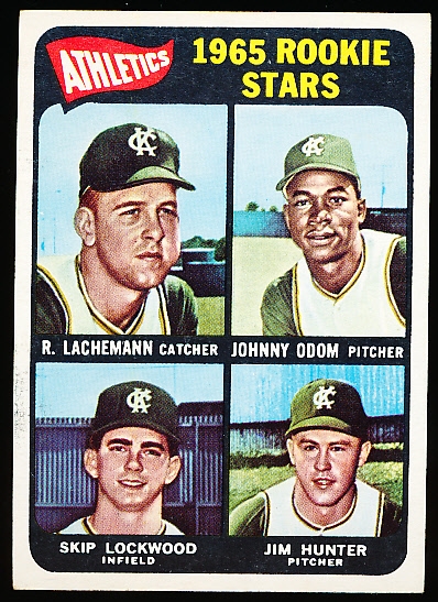 1965 Topps Baseball- #526 Jim Hunter RC- Hi#