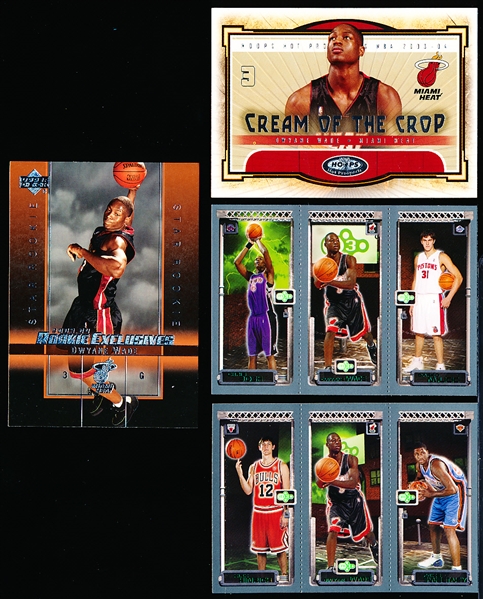 2003-04 Dwyane Wade Bskbl.- 4 Diff. Rookie/Rookie Year Cards