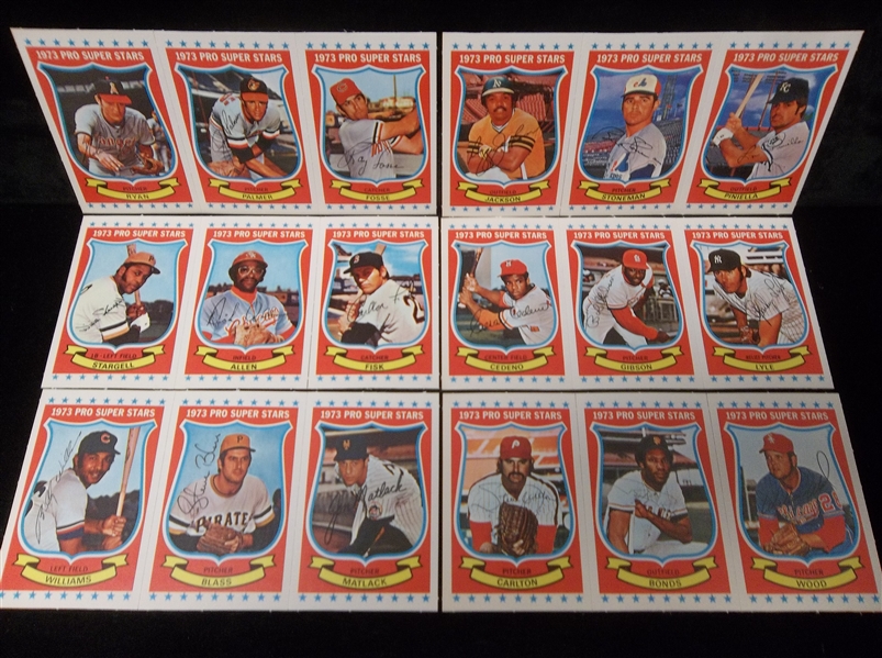 1973 Kellogg’s Baseball- Complete Set of 54