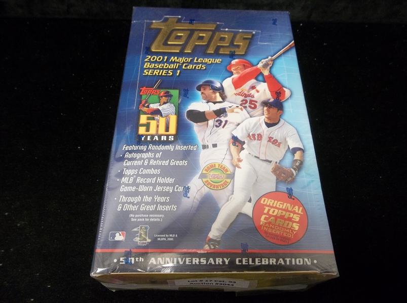 2001 Topps Bsbl.- 1 Unopened Series 1 Home Team Advantage Box