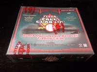 2003 Fleer Fall Classic Bsbl.- 1 Unopened Hobby Exclusive Box
