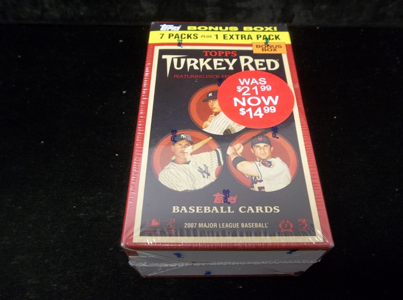 2007 Topps Turkey Red Bsbl.- 1 Unopened Retail Blaster Box