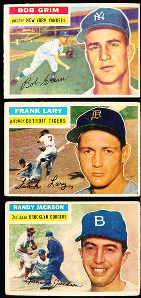 1956 Topps Baseball- 7 Diff