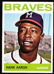 1964 Topps Bb- #300 Hank Aaron, Braves
