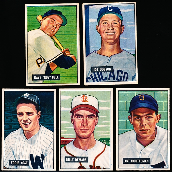 1951 Bowman Baseball- 5 Diff