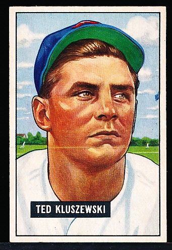 1951 Bowman Baseball- #143 Ted Kluszewski, Reds