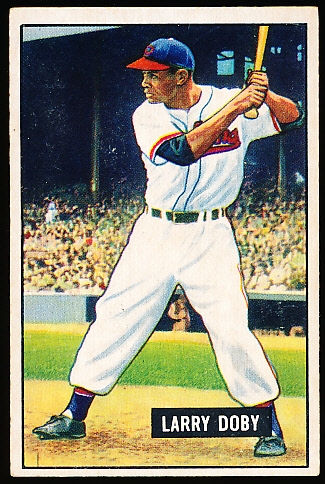 1951 Bowman Baseball- #151 Larry Doby, Cleveland