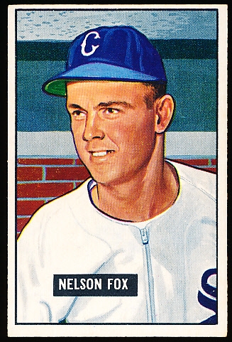 1951 Bowman Baseball- #232 Nellie Fox RC, White Sox