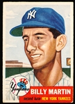 1953 Topps Baseball- #86 Billy Martin, Yankees