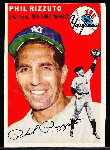 1954 Topps Baseball- #17 Phil Rizzuto, Yankees