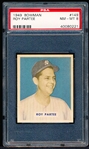 1949 Bowman Baseball- #149 Roy Partee, Yankees- PSA Nm-Mt 8- Hi# 