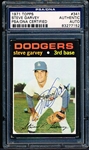 Autographed 1971 Topps Baseball- #341 Steve Garvey RC, Dodgers- PSA/ DNA Certified & Encapsulated