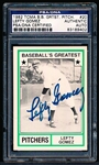 Autographed 1982 TCMA Baseball’s Greatest Pitchers- #20 Lefty Gomez, Yankees- PSA/ DNA Certified & Encapsulated