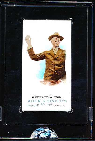 2009 Allen & Ginter ETopps Non-Sports “Presidents” #10 Woodrow Wilson- #559/999