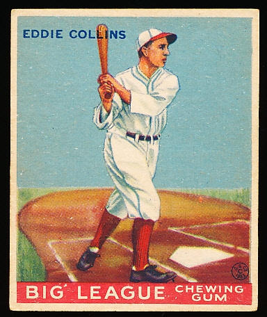 1933 Goudey Baseball- #42 Eddie Collins, Red Sox