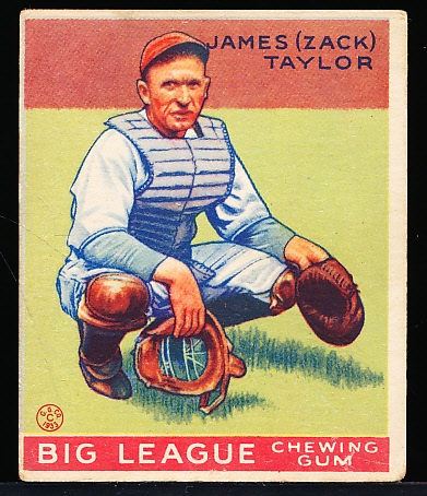 1933 Goudey Baseball- #152 Zack Taylor, Cubs