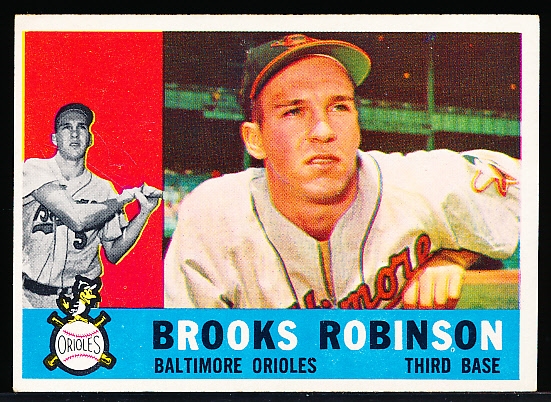 1960 Topps Baseball- #28 Brooks Robinson, Orioles