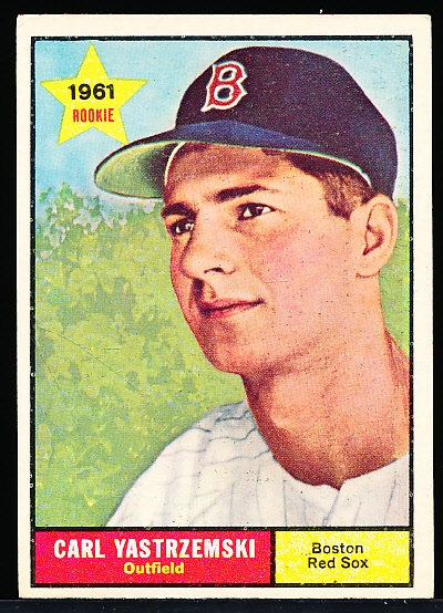 1961 Topps Baseball- #287 Carl Yastrzemski, Red Sox