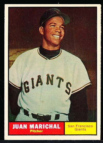 1961 Topps Baseball- #417 Juan Marichal, Giants