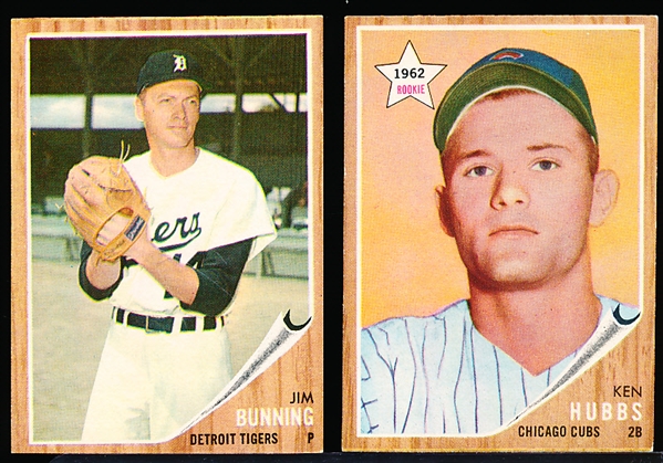 1962 Topps Bb- 2 Diff