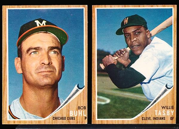 1962 Topps Bb- 2 Diff