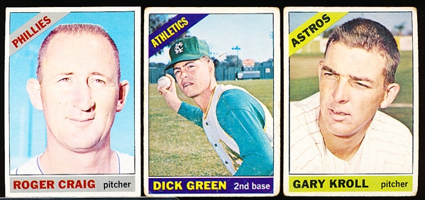 1966 Topps Bb- 3 Diff Hi#’s