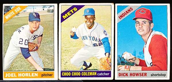 1966 Topps Bb- 3 Diff Hi#’s