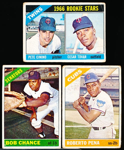 1966 Topps Bb- 3 Diff Hi#’s