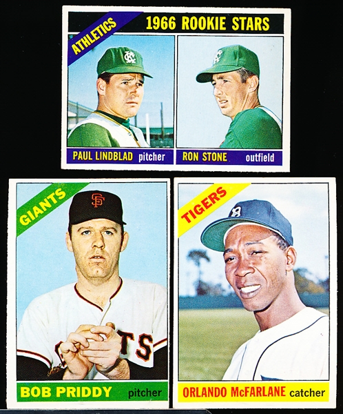 1966 Topps Bb- 3 Diff Hi#’s