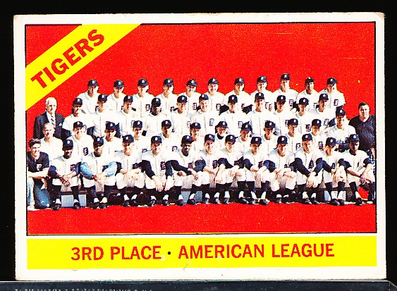 1966 Topps Bb- #583 Tigers Team- Hi# 