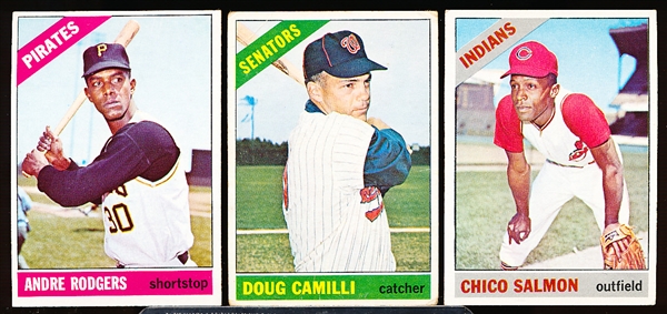 1966 Topps Bb- 3 Diff Hi#’s