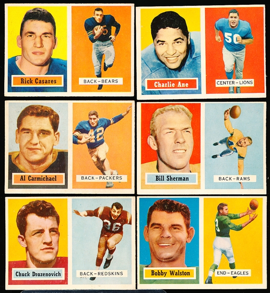 1957 Topps Football- 7 Diff