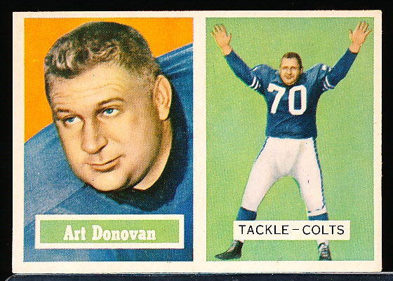 1957 Topps Football- #65 Art Donovan, Colts