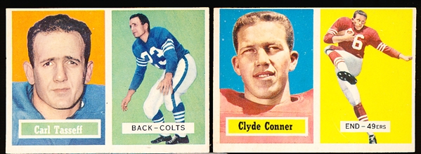 1957 Topps Football- 7 Diff