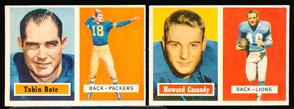 1957 Topps Football- 7 Diff