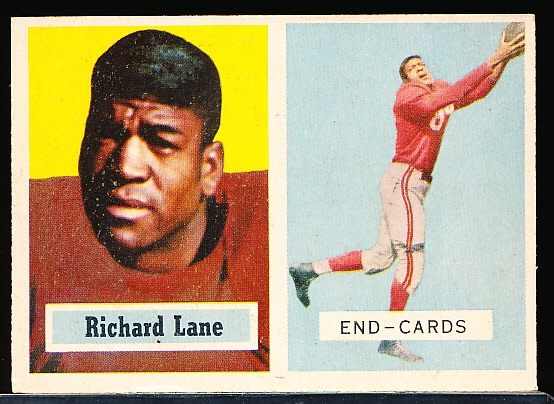 1957 Topps Fb- #85 Dick Lane, Cardinals- Rookie!