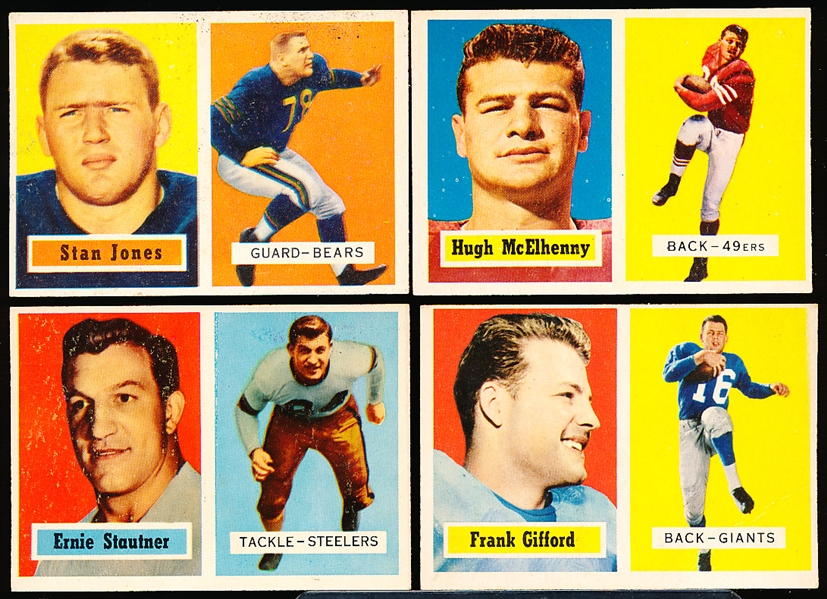 1957 Topps Football- 4 Stars