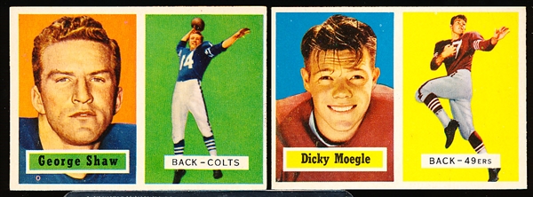 1957 Topps Football- 7 Diff