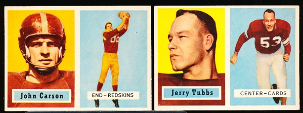 1957 Topps Football- 7 Diff