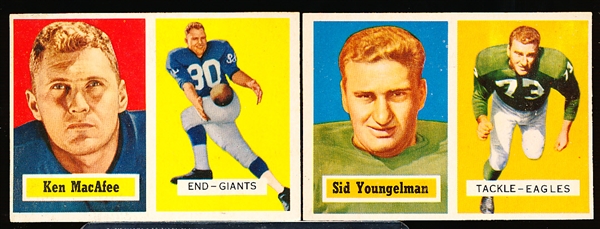 1957 Topps Football- 7 Diff