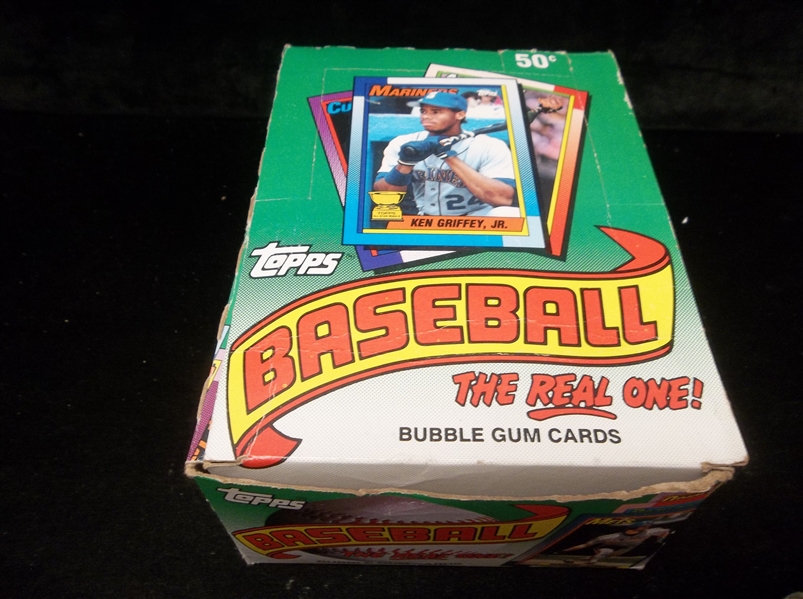 1990 Topps Baseball- One Unopened Wax Box